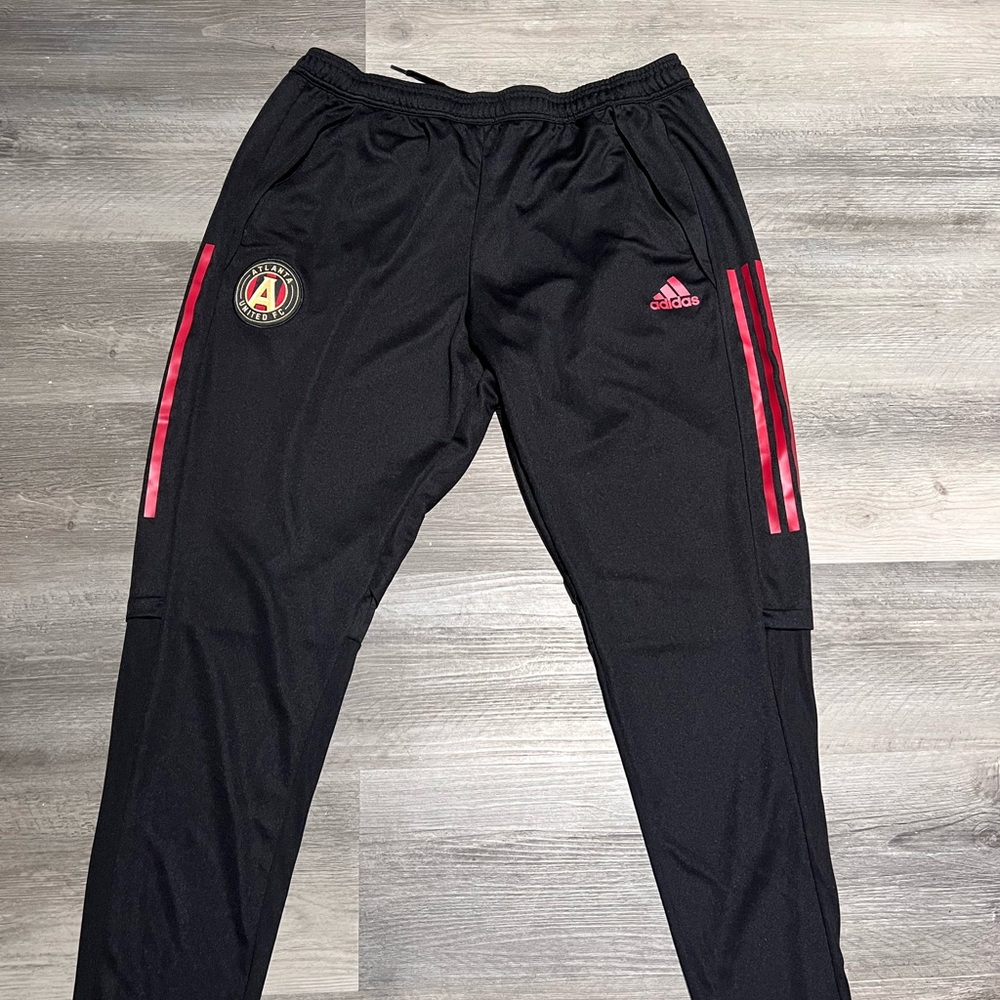 Adidas Men’s Black Atlanta United Football Club Track Pants Size XXL.